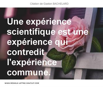 Citations Gaston BACHELARD