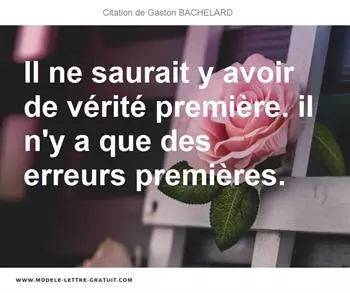 Citations Gaston BACHELARD