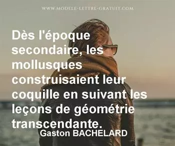 Citation de Gaston BACHELARD