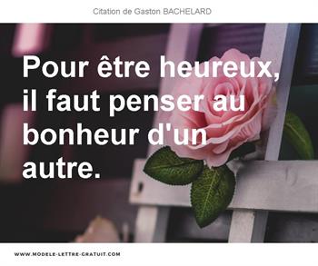 Citations Gaston BACHELARD