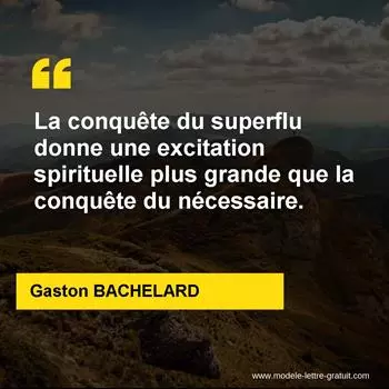 Citation Gaston BACHELARD
