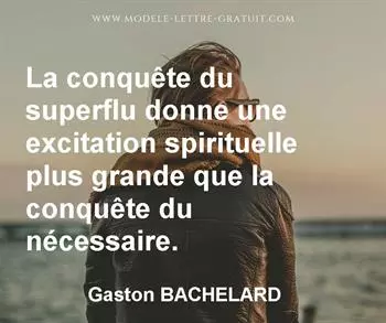 Citation de Gaston BACHELARD