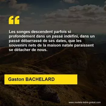 Citation Gaston BACHELARD