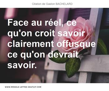 Citations Gaston BACHELARD