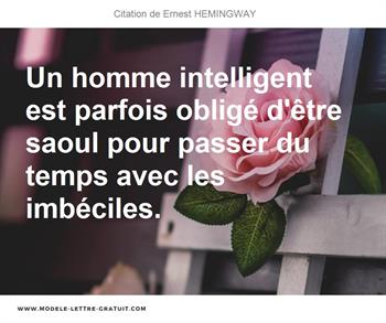 Citations Ernest HEMINGWAY