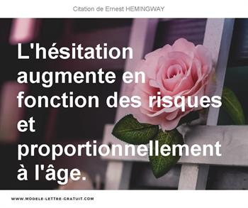 Citations Ernest HEMINGWAY