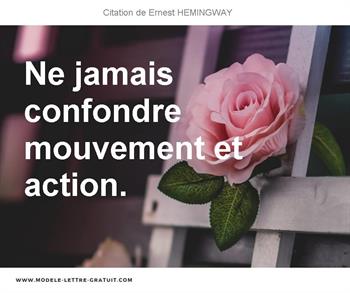 Citations Ernest HEMINGWAY