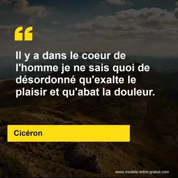 Citation Cicéron