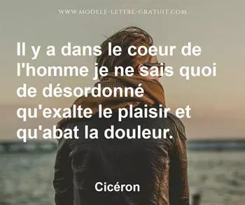 Citation de Cicéron
