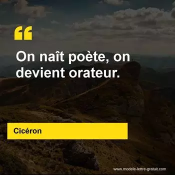 Citation Cicéron