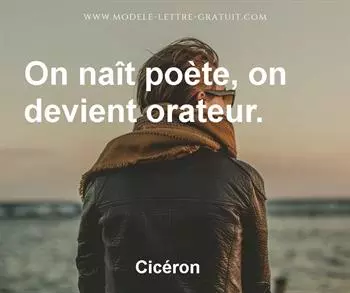 Citation de Cicéron