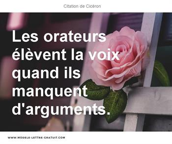 Citations Cicéron