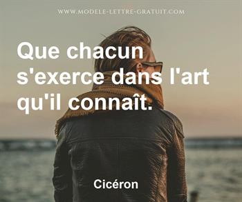 Citation de Cicéron