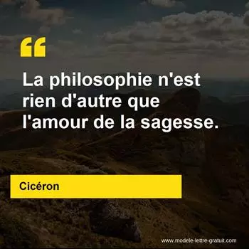Citation Cicéron