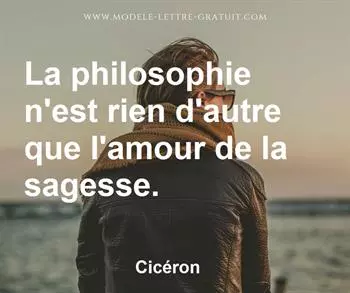 Citation de Cicéron