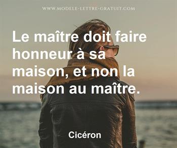 Citation de Cicéron