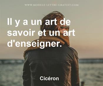 Citation de Cicéron