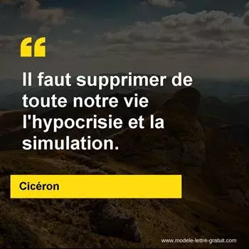 Citation Cicéron