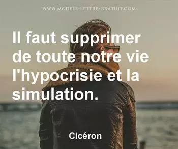 Citation de Cicéron
