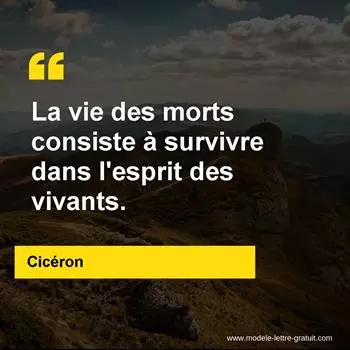 Citation Cicéron