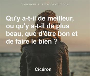 Citation de Cicéron