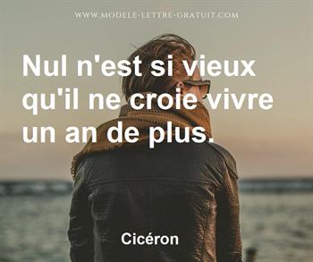 Citation de Cicéron