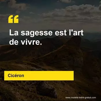 Citation Cicéron