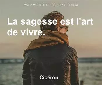 Citation de Cicéron