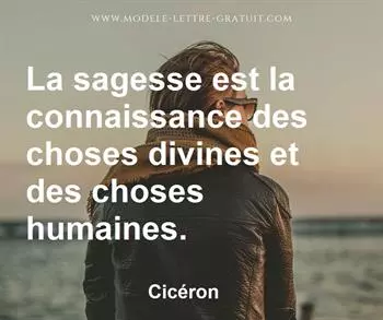 Citation de Cicéron