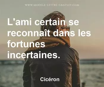 Citation de Cicéron