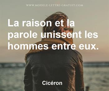 Citation de Cicéron