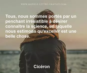Citation de Cicéron