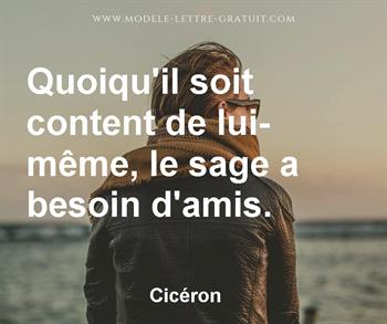 Citation de Cicéron