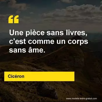 Citation Cicéron