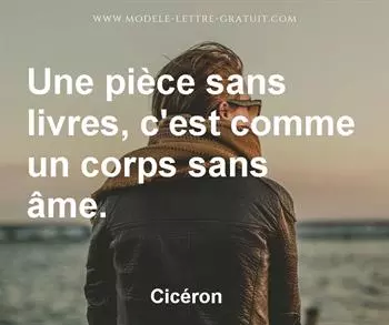 Citation de Cicéron