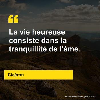 Citation Cicéron