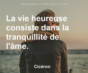 Citation de Cicéron