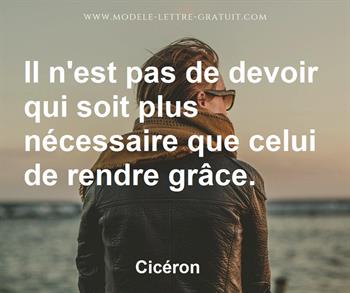 Citation de Cicéron
