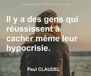 Citation de Paul CLAUDEL