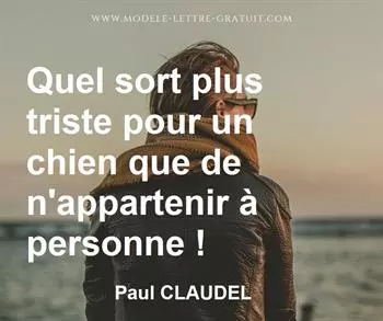 Citation de Paul CLAUDEL