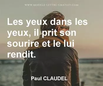 Citation de Paul CLAUDEL
