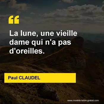 Citation Paul CLAUDEL