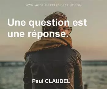 Citation de Paul CLAUDEL