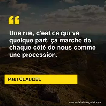 Citation Paul CLAUDEL