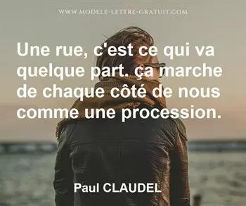 Citation de Paul CLAUDEL