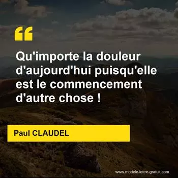 Citation Paul CLAUDEL