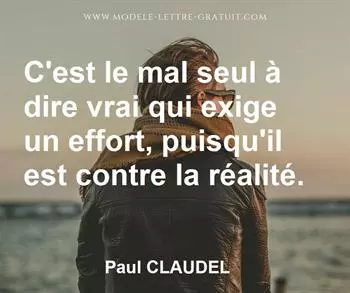Citation de Paul CLAUDEL