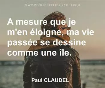 Citation de Paul CLAUDEL