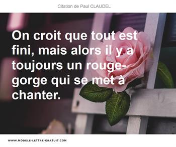Citations Paul CLAUDEL