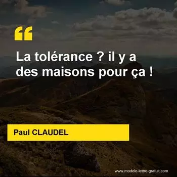 Citation Paul CLAUDEL